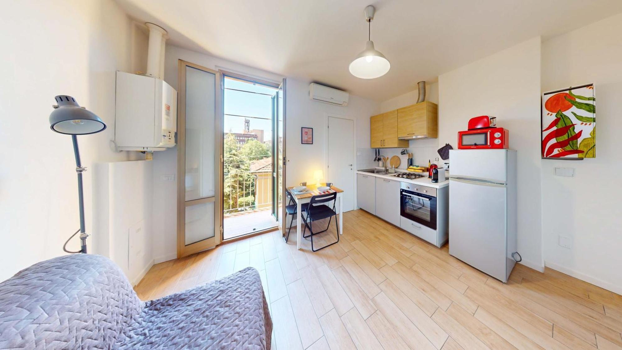 Appartamento Accogliente Con Vista San Luca Bologna Bagian luar foto