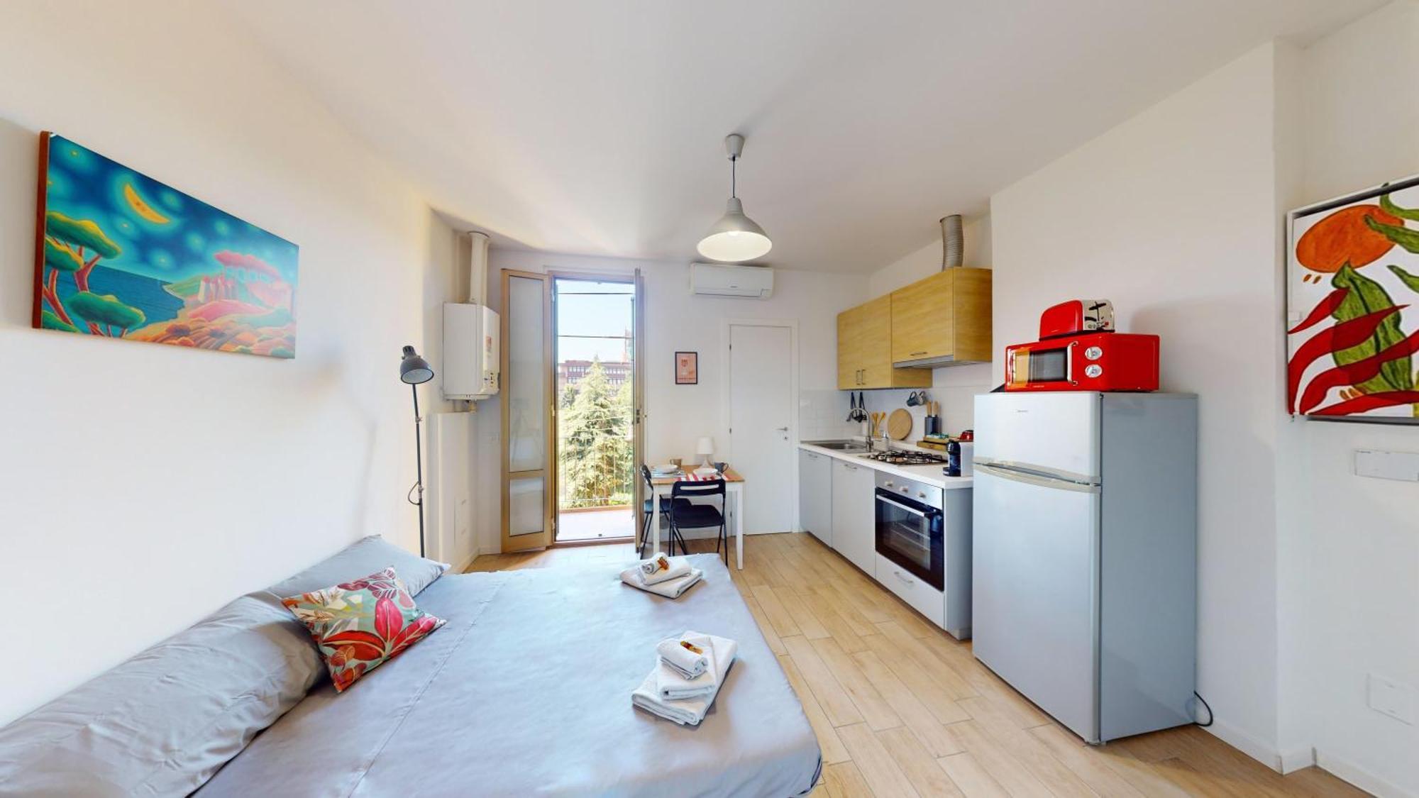 Appartamento Accogliente Con Vista San Luca Bologna Bagian luar foto