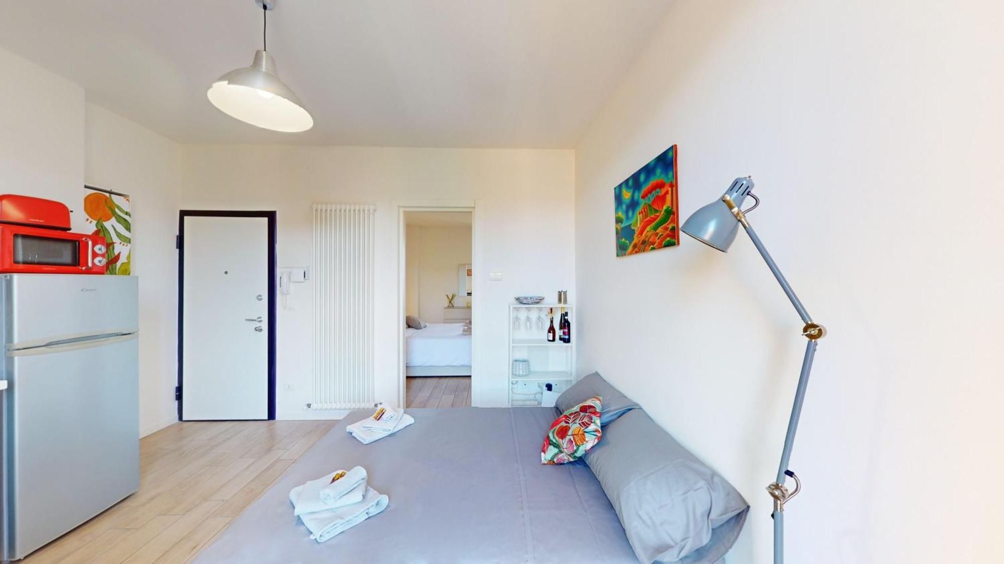Appartamento Accogliente Con Vista San Luca Bologna Bagian luar foto