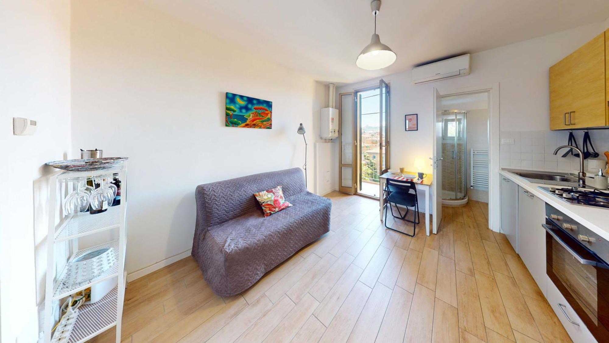 Appartamento Accogliente Con Vista San Luca Bologna Bagian luar foto